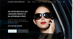 Desktop Screenshot of luxurylimoservices.net